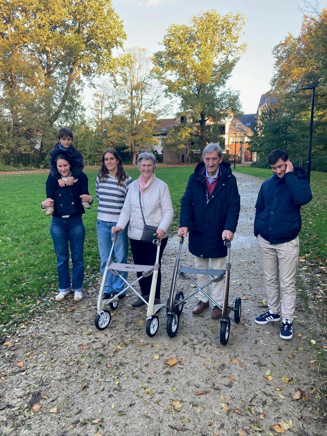 group of seniors on outing